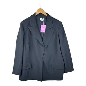 New‎ SERGIO HUDSON For Target 3X Black Tailored Blazer Jacket Women